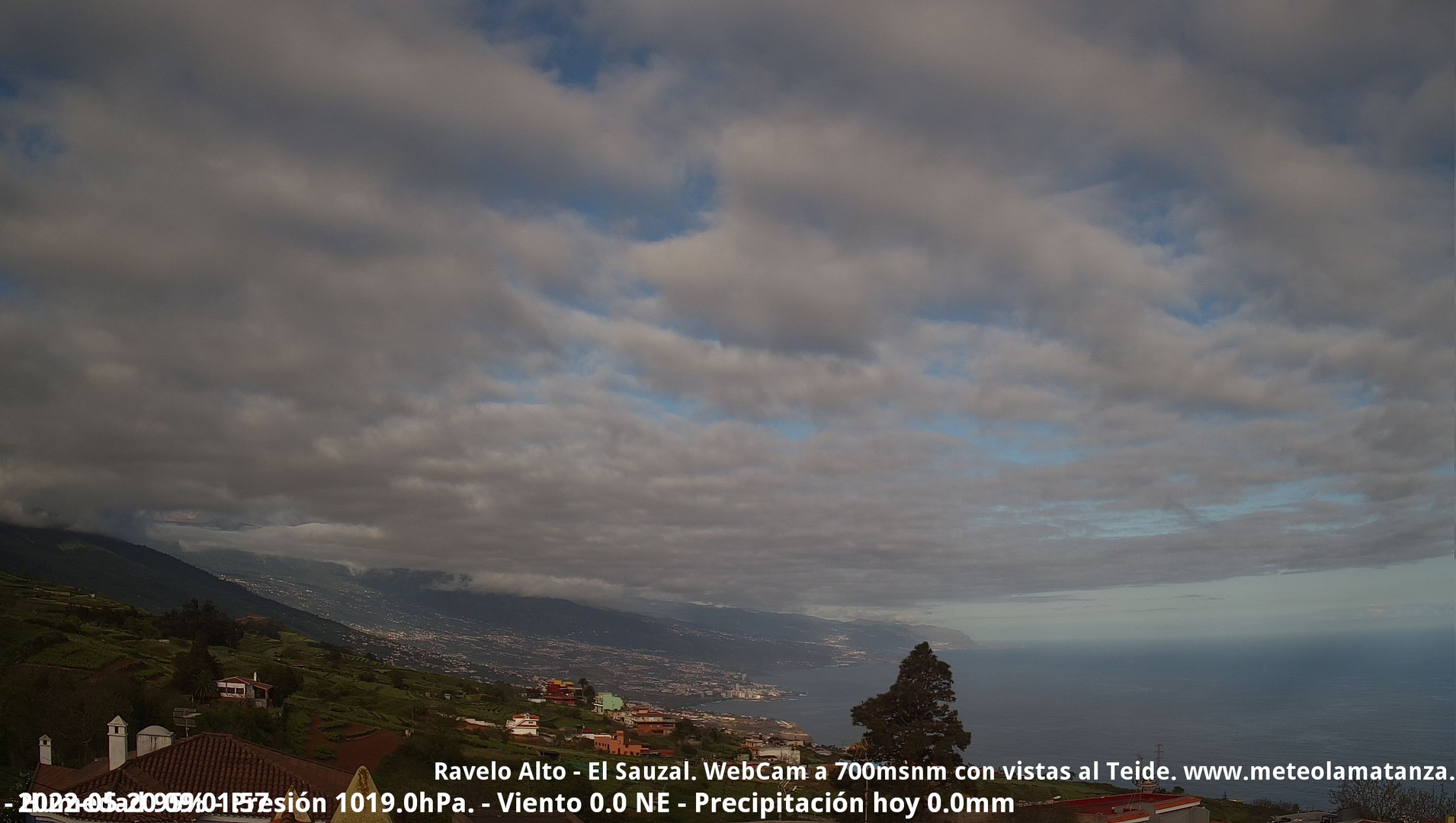 time-lapse frame, MeteoRavelo webcam