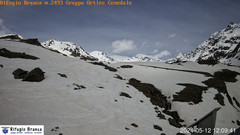 view from Rifugio Branca  Cevedale on 2024-05-12