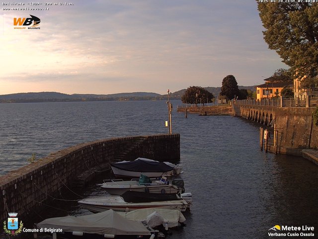 time-lapse frame, Belgirate sud est webcam