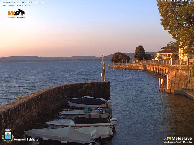 time-lapse frame, Belgirate sud est webcam