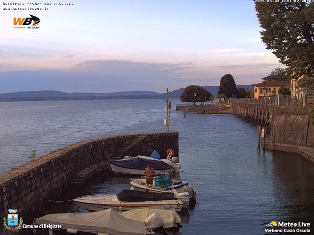 time-lapse frame, Belgirate sud est webcam