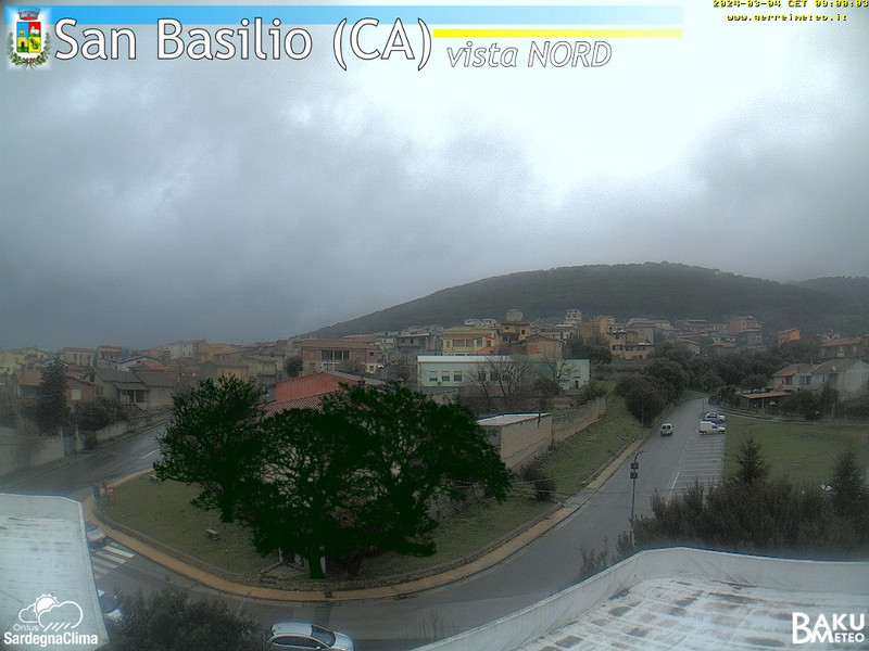 time-lapse frame, San Basilio webcam