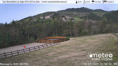 view from San Benedetto in Alpe on 2024-04-09