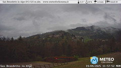 view from San Benedetto in Alpe on 2025-04-14