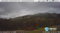 view from San Benedetto in Alpe on 2025-04-17