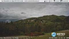 view from San Benedetto in Alpe on 2025-04-20
