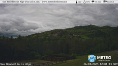 view from San Benedetto in Alpe on 2025-04-26