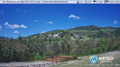 view from San Benedetto in Alpe on 2025-04-29
