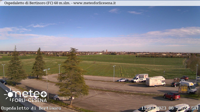time-lapse frame, Ospedaletto di Bertinoro webcam
