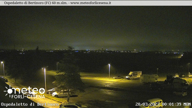 time-lapse frame, Ospedaletto di Bertinoro webcam