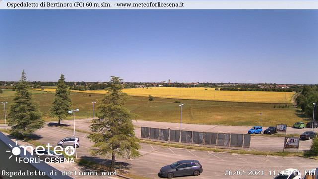 time-lapse frame, Ospedaletto di Bertinoro webcam