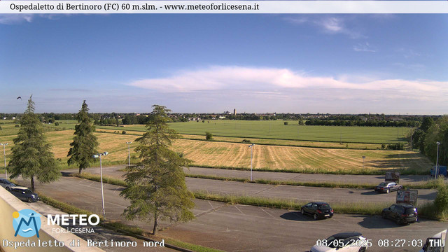 time-lapse frame, Ospedaletto di Bertinoro webcam