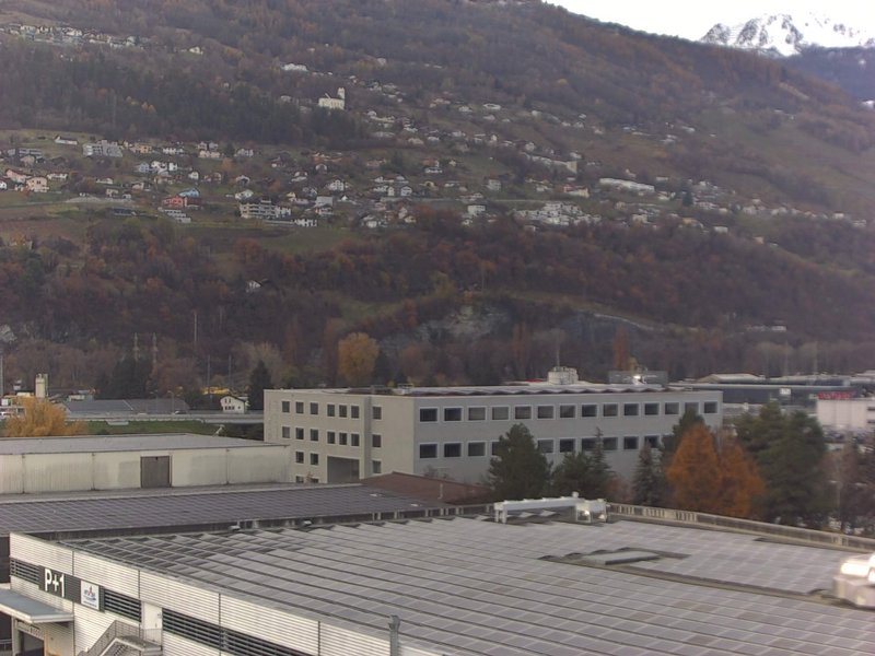 time-lapse frame, Sion - Industrie 17 sud webcam