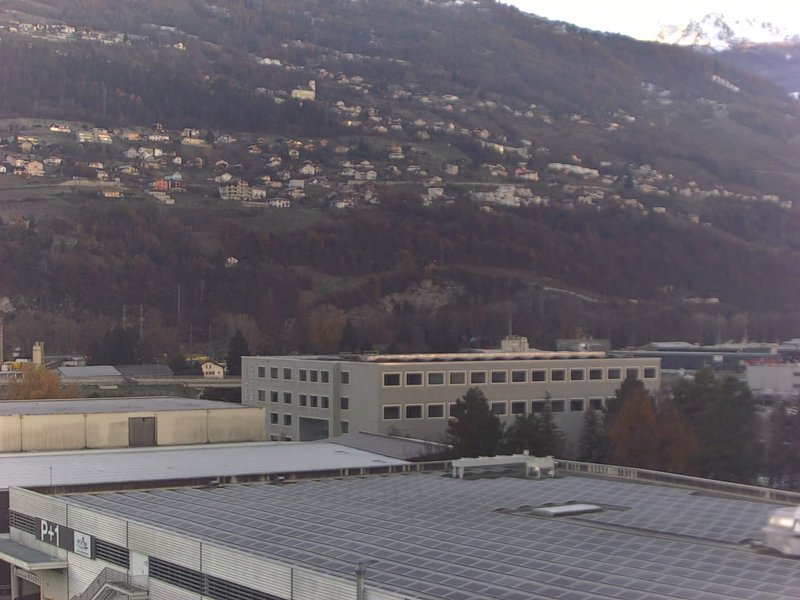 time-lapse frame, Sion - Industrie 17 sud webcam