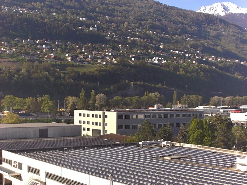 time-lapse frame, Sion - Industrie 17 sud webcam
