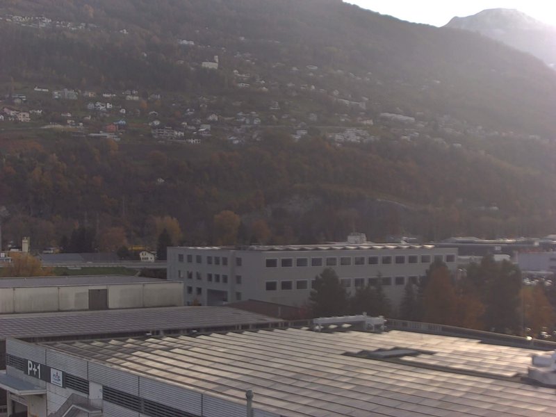 time-lapse frame, Sion - Industrie 17 sud webcam