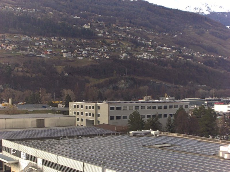time-lapse frame, Sion - Industrie 17 sud webcam