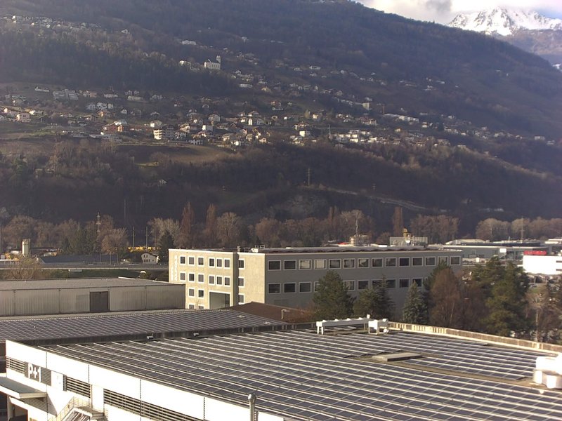 time-lapse frame, Sion - Industrie 17 sud webcam