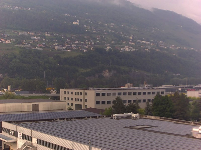 time-lapse frame, Sion - Industrie 17 sud webcam