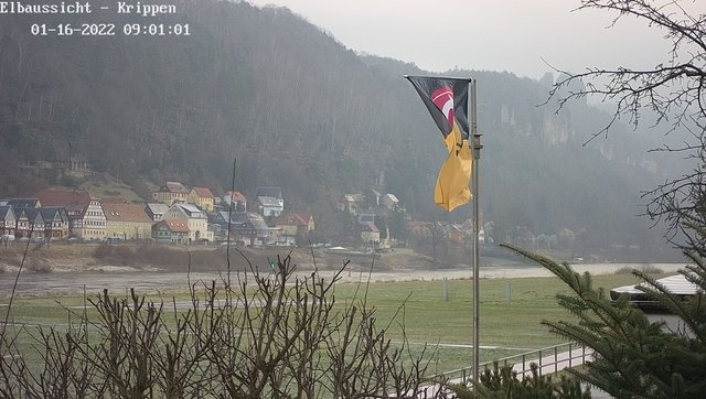 time-lapse frame, Webcam in Bad Schandau Sächsische Schweiz webcam