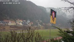 view from Webcam in Bad Schandau Sächsische Schweiz on 2022-01-25