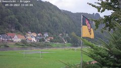 view from Webcam in Bad Schandau Sächsische Schweiz on 2022-09-20