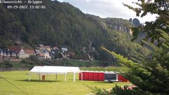 view from Webcam in Bad Schandau Sächsische Schweiz on 2022-09-29