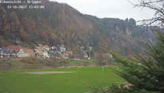 view from Webcam in Bad Schandau Sächsische Schweiz on 2022-11-16