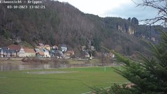 view from Webcam in Bad Schandau Sächsische Schweiz on 2023-03-10