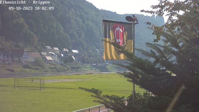 time-lapse frame, Webcam in Bad Schandau Sächsische Schweiz webcam