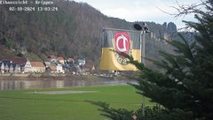 view from Webcam in Bad Schandau Sächsische Schweiz on 2024-02-18