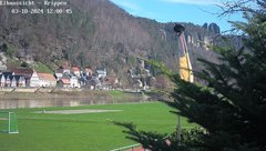 view from Webcam in Bad Schandau Sächsische Schweiz on 2024-03-18