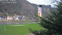 view from Webcam in Bad Schandau Sächsische Schweiz on 2024-03-27