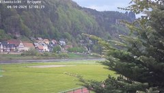 view from Webcam in Bad Schandau Sächsische Schweiz on 2024-04-14
