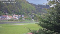 view from Webcam in Bad Schandau Sächsische Schweiz on 2024-04-18