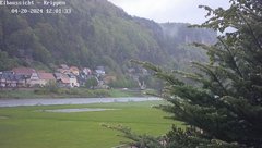 view from Webcam in Bad Schandau Sächsische Schweiz on 2024-04-20