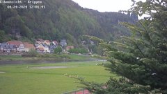 view from Webcam in Bad Schandau Sächsische Schweiz on 2024-04-24
