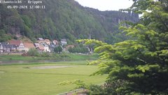 view from Webcam in Bad Schandau Sächsische Schweiz on 2024-05-09