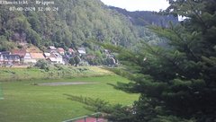 view from Webcam in Bad Schandau Sächsische Schweiz on 2024-07-08