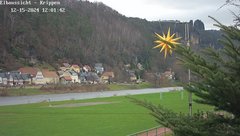 view from Webcam in Bad Schandau Sächsische Schweiz on 2024-12-15