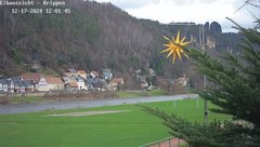 view from Webcam in Bad Schandau Sächsische Schweiz on 2024-12-17