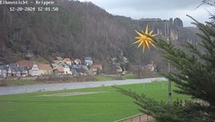 view from Webcam in Bad Schandau Sächsische Schweiz on 2024-12-20