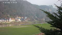 view from Webcam in Bad Schandau Sächsische Schweiz on 2025-01-18