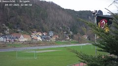 view from Webcam in Bad Schandau Sächsische Schweiz on 2025-04-07