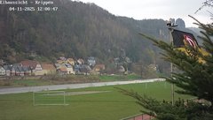 view from Webcam in Bad Schandau Sächsische Schweiz on 2025-04-11