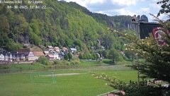 view from Webcam in Bad Schandau Sächsische Schweiz on 2025-04-30