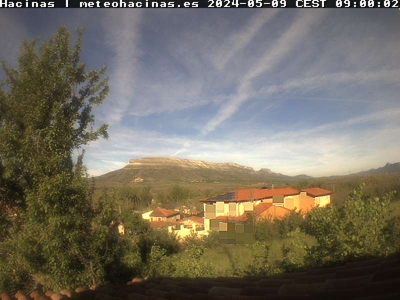 time-lapse frame, Meteo Hacinas webcam