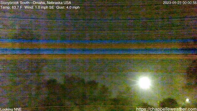 time-lapse frame, Stoneybrook South webcam