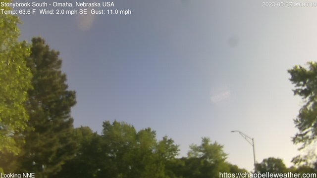 time-lapse frame, Stoneybrook South webcam