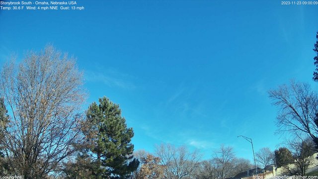 time-lapse frame, Stoneybrook South webcam